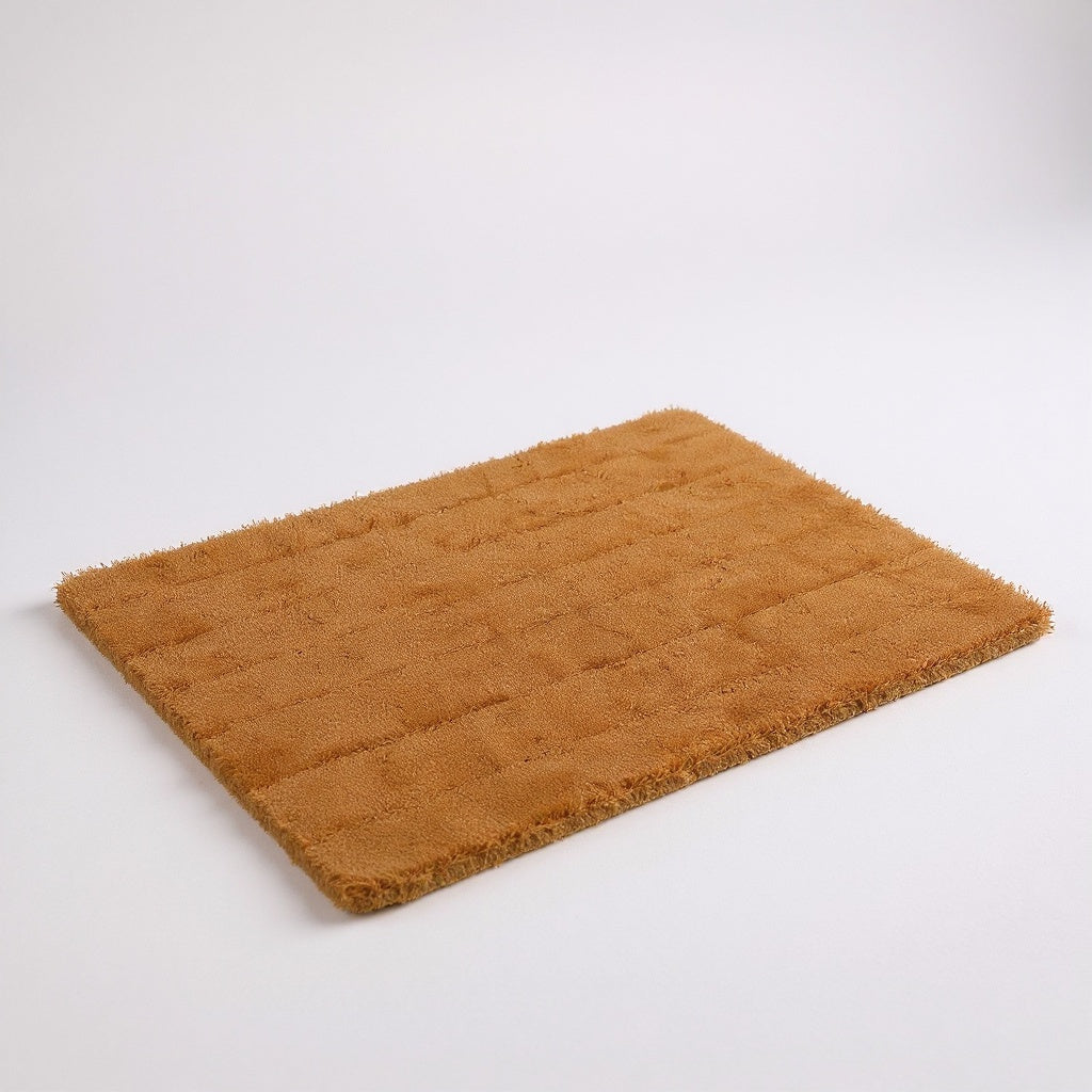 Coir Welcome Doormat from alternative angle showing side profile and construction details