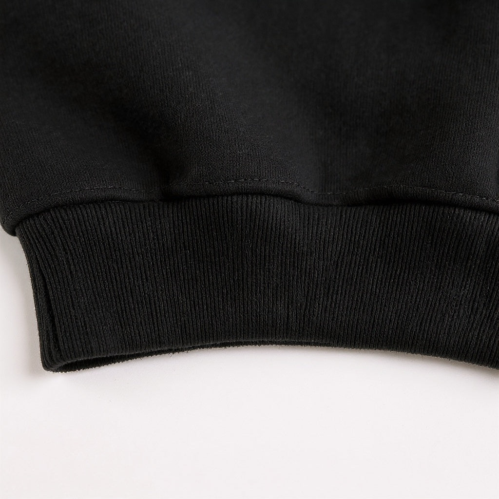 Close-up of cotton blend fabric texture on oversized hoodie, macro texture shot