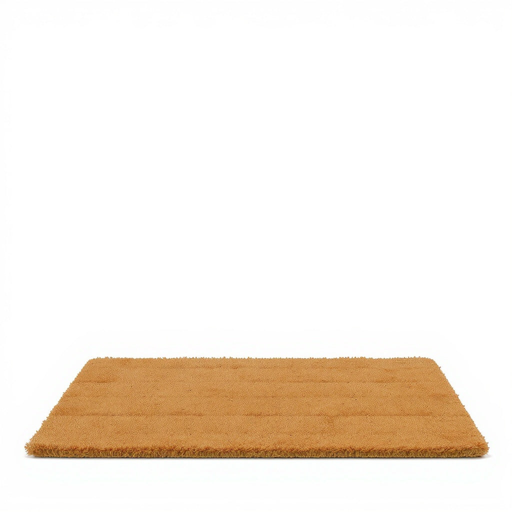 Hero shot of Coir Welcome Doormat on white studio background, full product visible