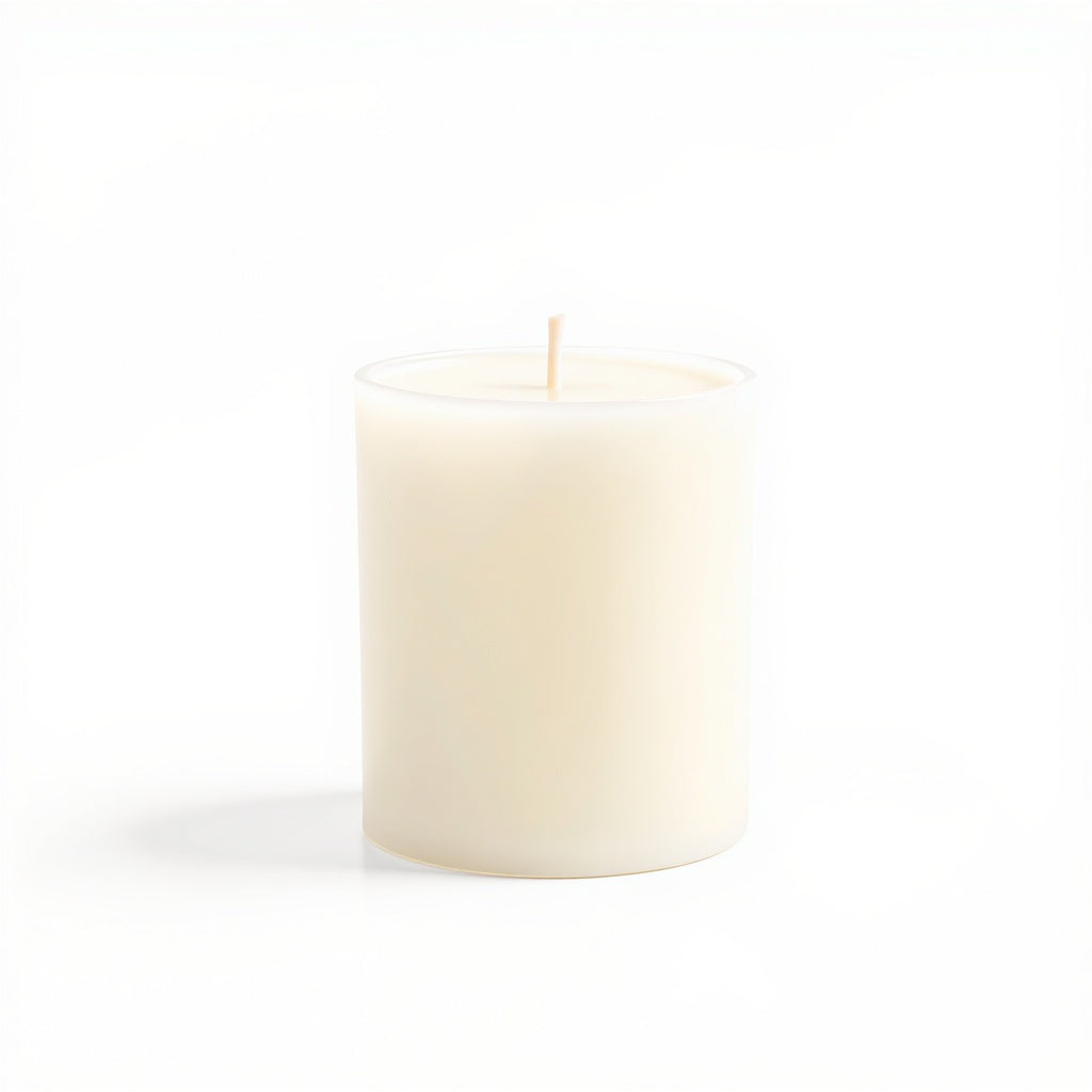 Hero shot of Soy Wax Custom Scented Candle on white studio background, full product visible