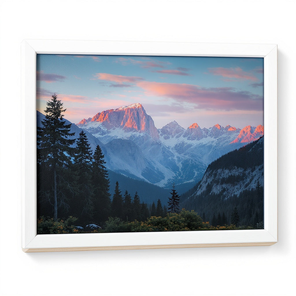 Hero shot of Gallery Wrapped Canvas Print on white studio background, full product visible
