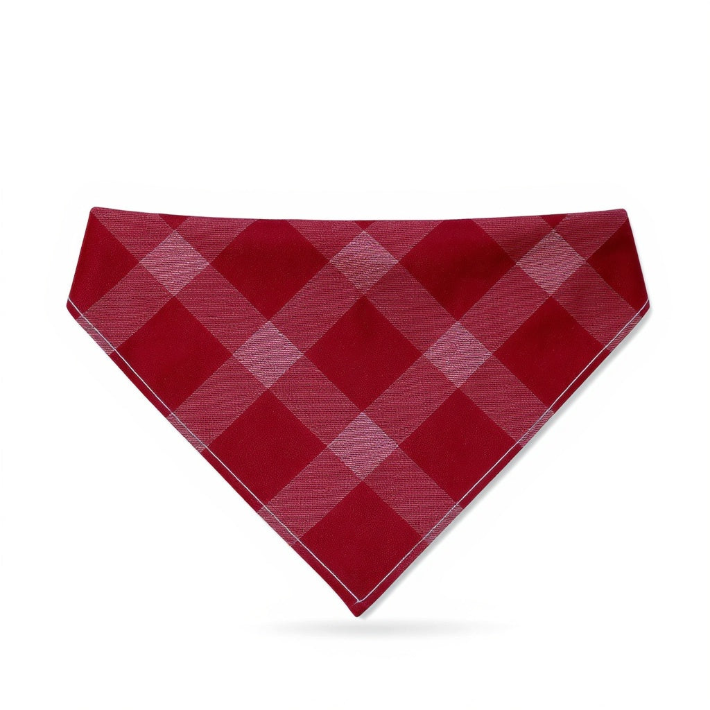 Hero shot of Soft Cotton Dog Bandana on white studio background, full product visible